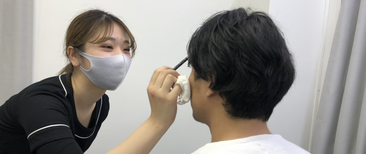 仕事中の写真